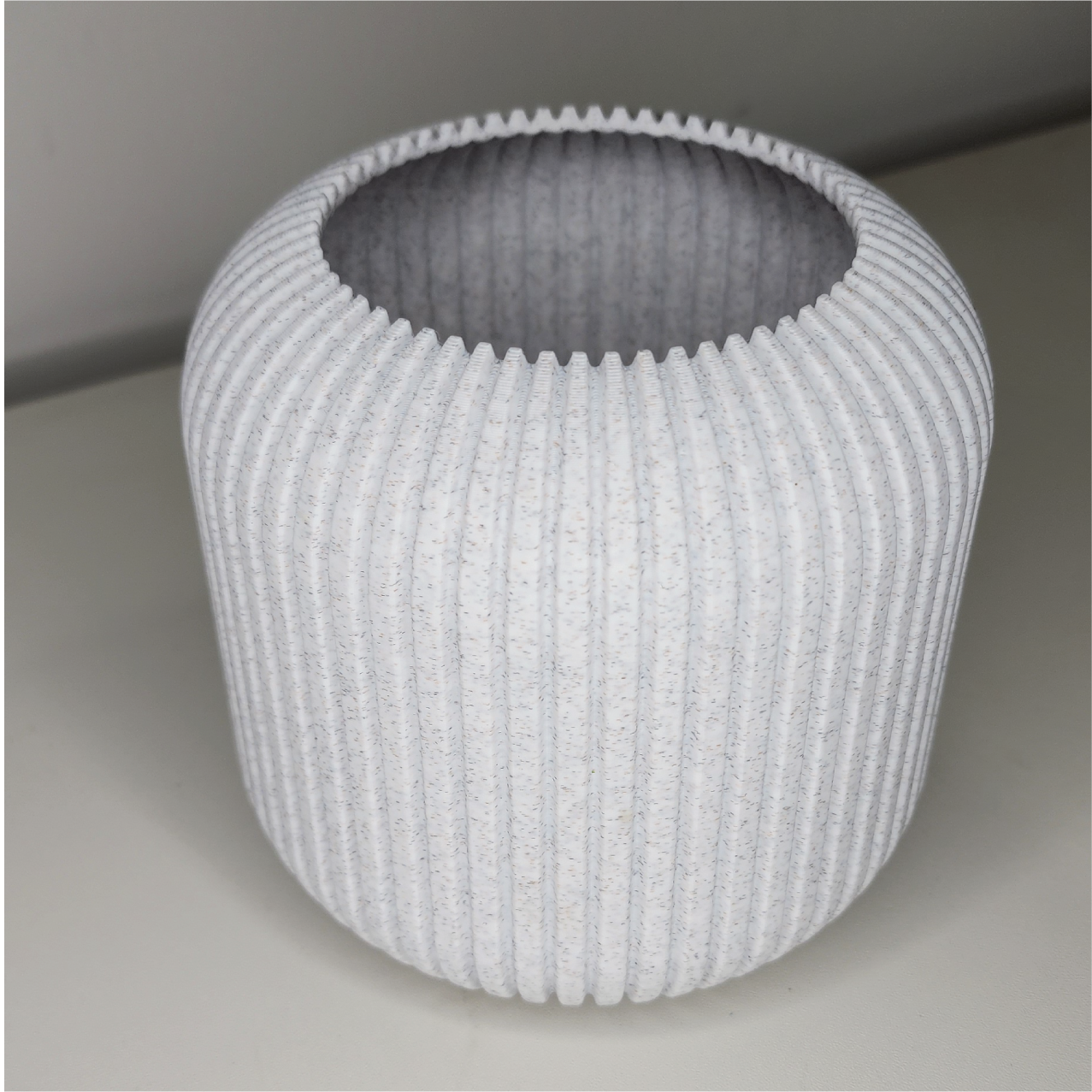 Ribbed Curve Pot by Plant Support