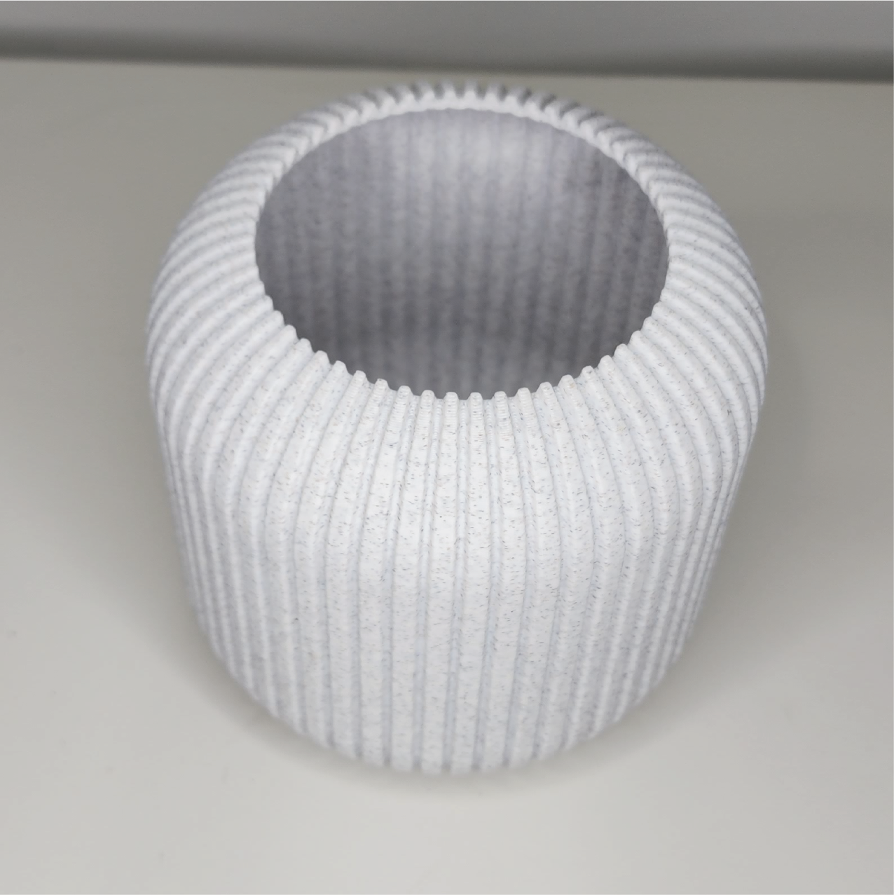 Ribbed Curve Pot by Plant Support
