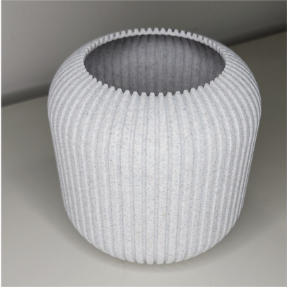Ribbed Curve Pot by Plant Support