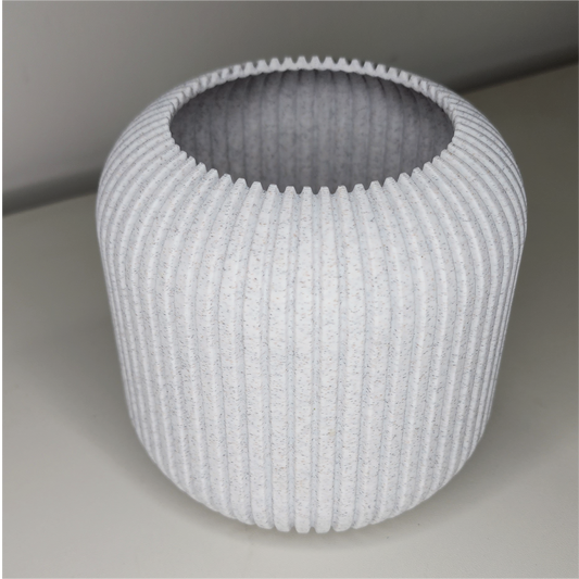 Ribbed Curve Pot by Plant Support